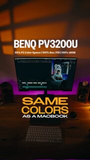 You know monitor calibration is a HUGE struggle…
well, the BENQ PV3200U looks exactly like my MacBook.

And besides that, you can literally preview the Rec.709 version of your image, so you already know how your video will look once it’s posted.

Cool, right?
That’s definitely not all, it’s got 2.1 speakers, one USB-C cable for everything,a Hotkey Puck for quick control, and it’s a 32-inch 4K panel that i find being the sweetspot between size and resolution. Not a fan of curved monitor so this one… is just PERFECT.

#BenQPV3200U #CreatorSetup #ColorAccuracy #FilmmakerLife #AndrewCBI #BenQ #BenQMonitor #Monitor #ColorGrading #Grading